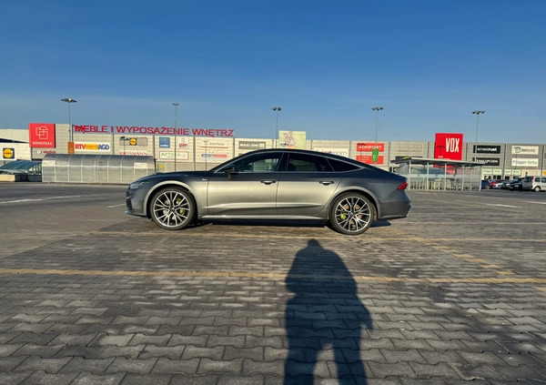 Audi A7 cena 220000 przebieg: 145162, rok produkcji 2018 z Ostroróg małe 277